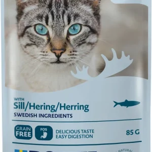 Sparpaket 24 x 85 g Bozita Häppchen in Soße mit Hering Katzen Nassfutter Direkt Vom Hersteller